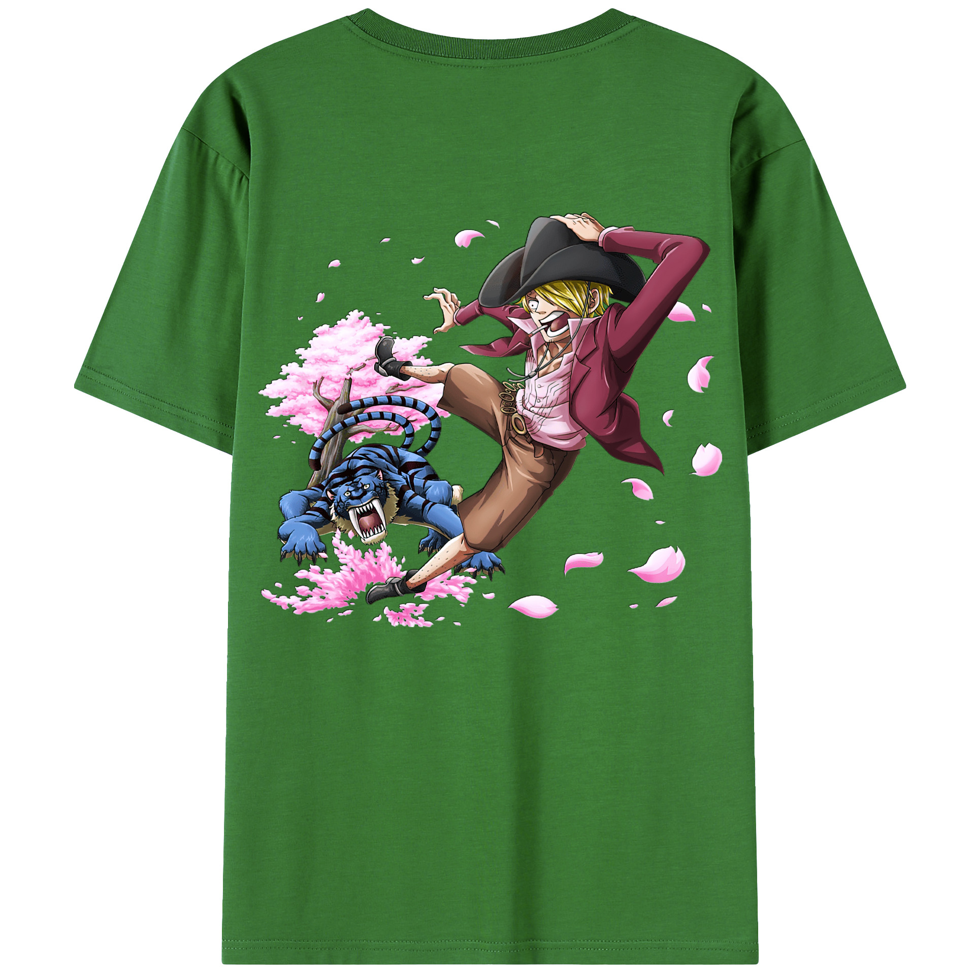 （画像用） ワンピース サンジ ONE PIECE Sanji レディース半袖Tシャツ(バックプリント)